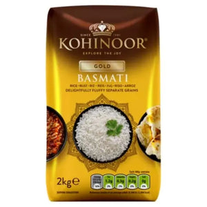 Kohinoor basmati gold rice 2kg long grain rice