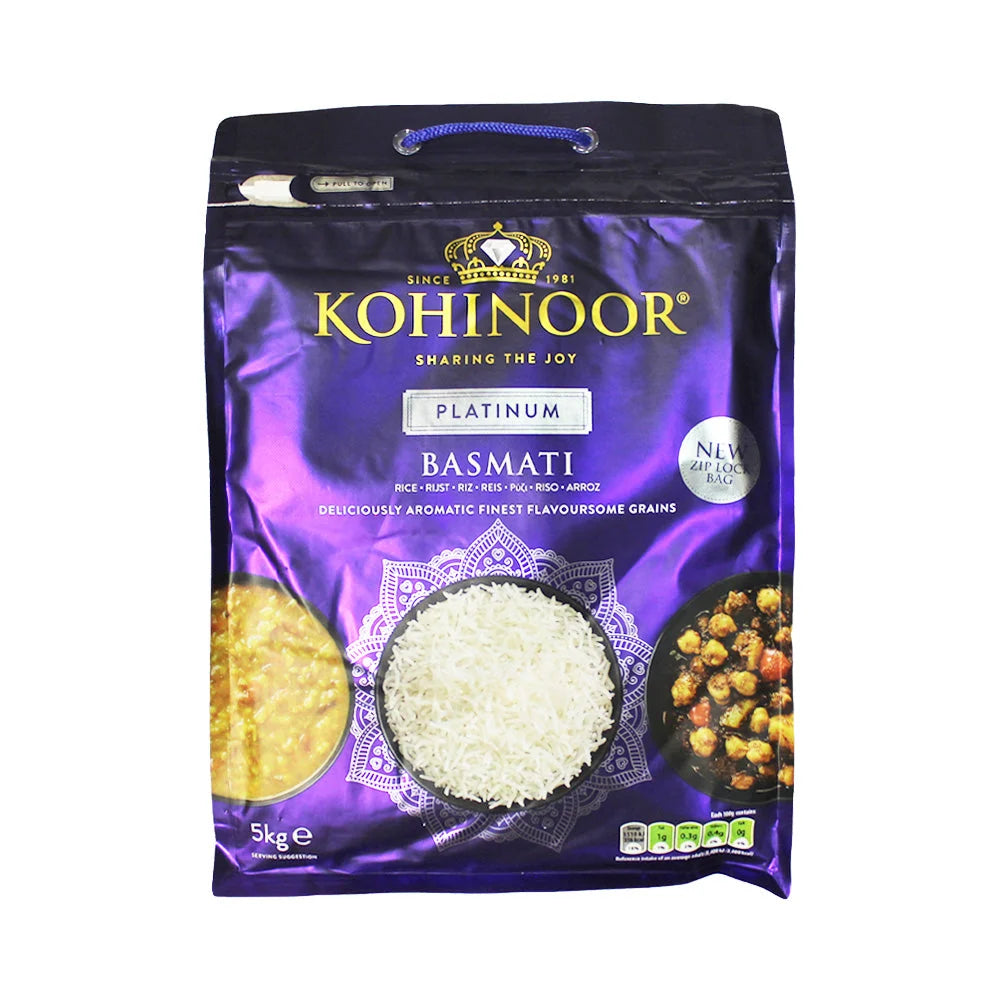 Kohinoor Platinum Basmati Rice - 5kg