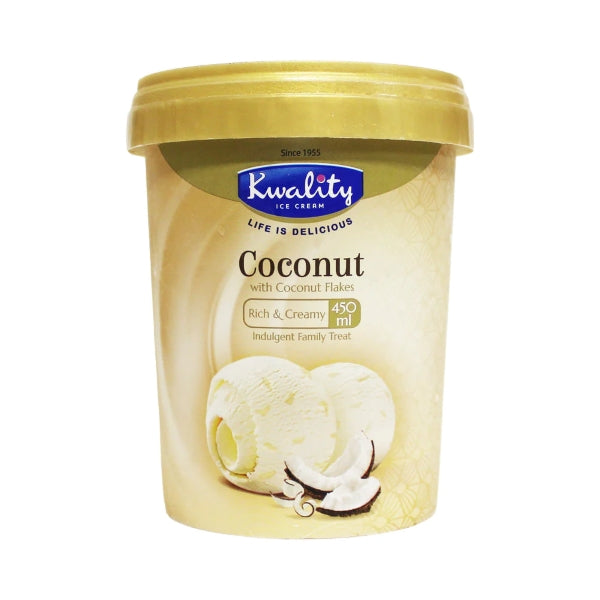 Kwality Coconut Ice cream Frozen - 450ml