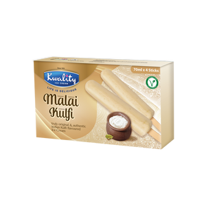Kwality Malai kulfi sticks 4 pieces 280ml frozen dessert