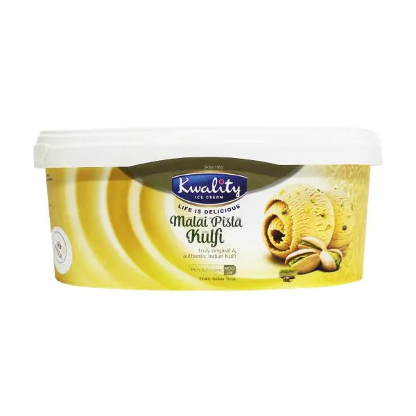 Kwality Malai Pista Kulfi Frozen - 900ml