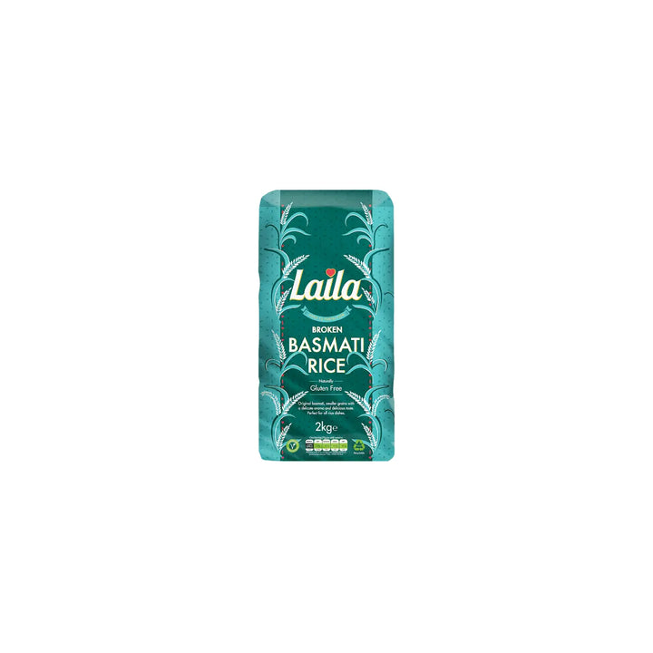 Laila Broken Basmati Rice 2kg bag