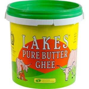 Lakes Pure Butter Ghee clarified butter, 2kg green tub