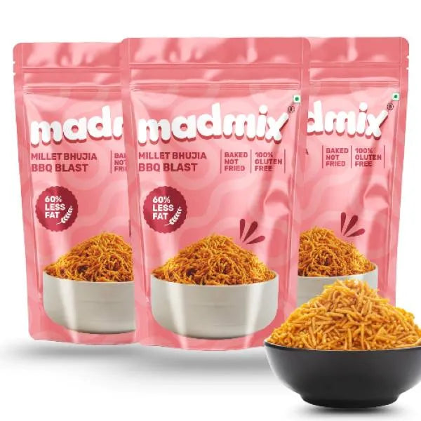 Madmix Millet Bhujia (BBQ Blast) - 125g