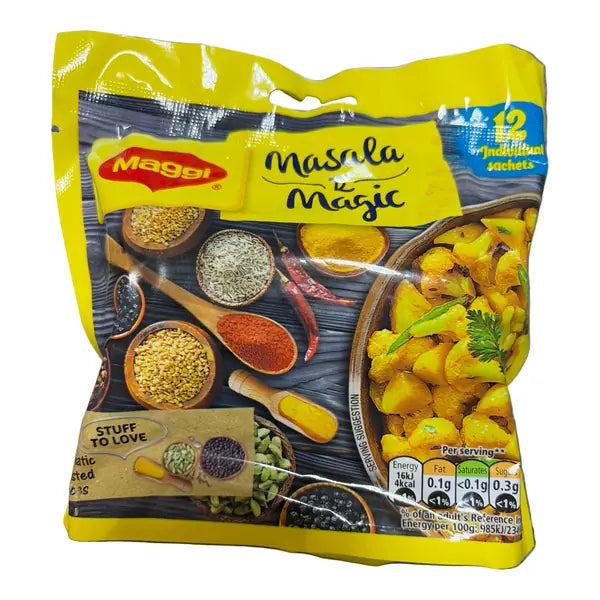 Maggi Masala Magic seasoning 12 sachets 72g retail pouch