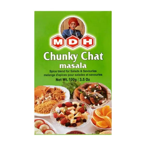 MDH Chunky Chat Masala 100g retail box front view