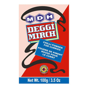 MDH Deggi Mirch chilli powder 100g retail box front view