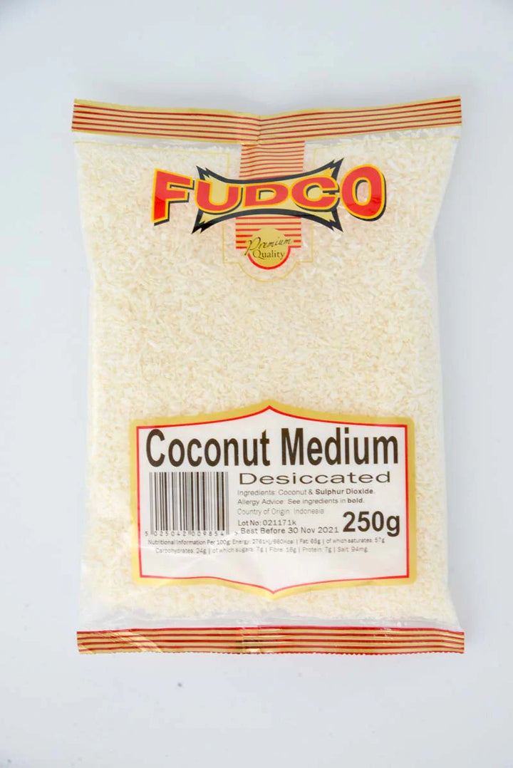 Shop Fudco Desiccated Coconut Medium - 250g at Grocerywala