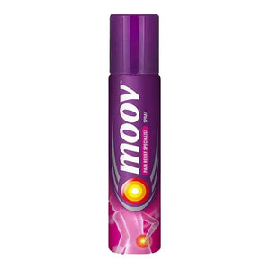 Moov Ayurvedic pain relief spray 35g aerosol can front view