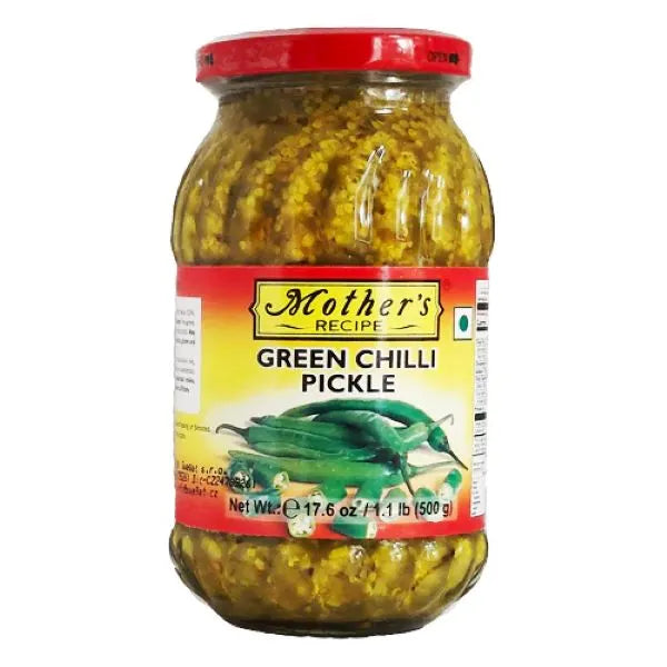 Mother's Recipe Pickle Green Chilli - 500g