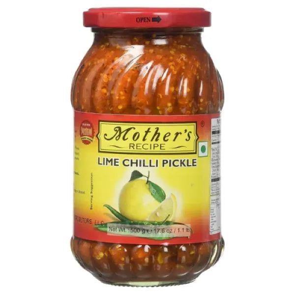 Mother's Recipe Pickle Lime Chilli - 500g
