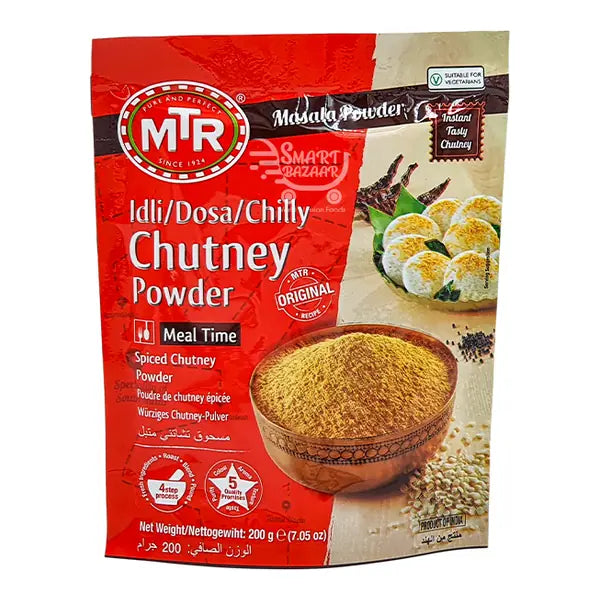 MTR spiced chutney powder 200g retail pouch front view