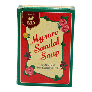 Mysore Sandal soap 75g retail box front view