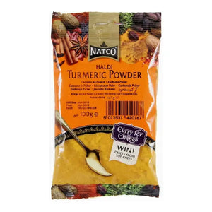 Natco ground turmeric powder 100g resealable retail packet