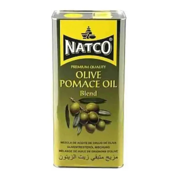 Natco olive pomace oil 100 percent five litre tin