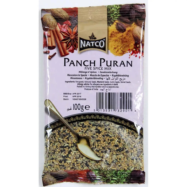 Natco Panch Puran five spice mix 100g pack
