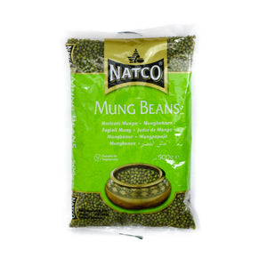 Natco Whole Green Moong Beans 500g pack