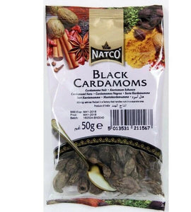 Shop Natco Cardamoms Black (Elaichi) - 50g at Grocerywala