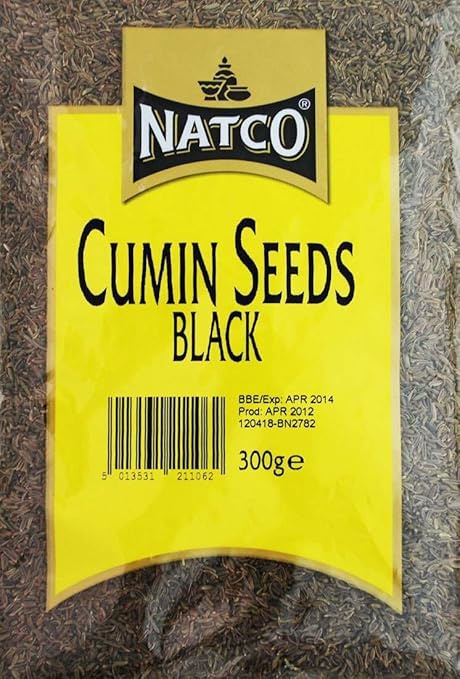 Shop Natco Cumin Seeds Black Jeera - 300g at Grocerywala