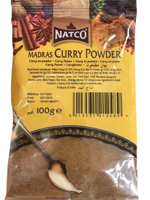Shop Natco Madras Hot Curry Powder 100g at Grocerywala