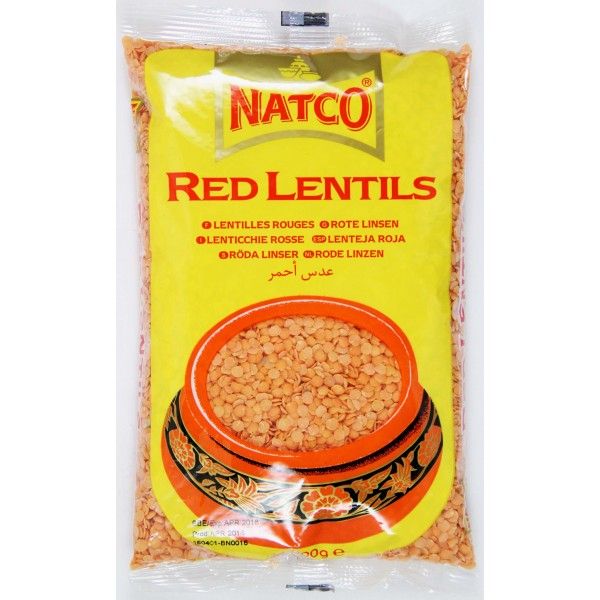 Shop Natco Red Split Lentils (Masoor Dal) - 2kg at Grocerywala