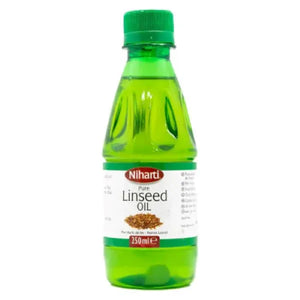 Niharti linseed oil 250ml edible oil bottle
