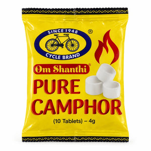 Om Shanti Pure Camphor (10 Tablets) – 4g