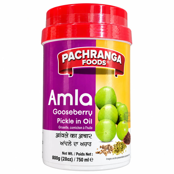Pachranga Foods Amla Gooseberry Pickle in Oil 800g jar