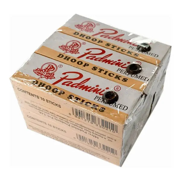 Padmini small perfumed dhoop sticks multipack retail carton