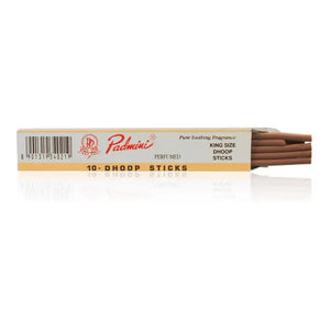 Padmini perfumed dhoop incense sticks ten-piece retail box