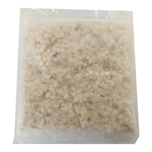 Pandit Foods Sabudana Khichdi frozen 200g – reverse of clear pack showing the contents