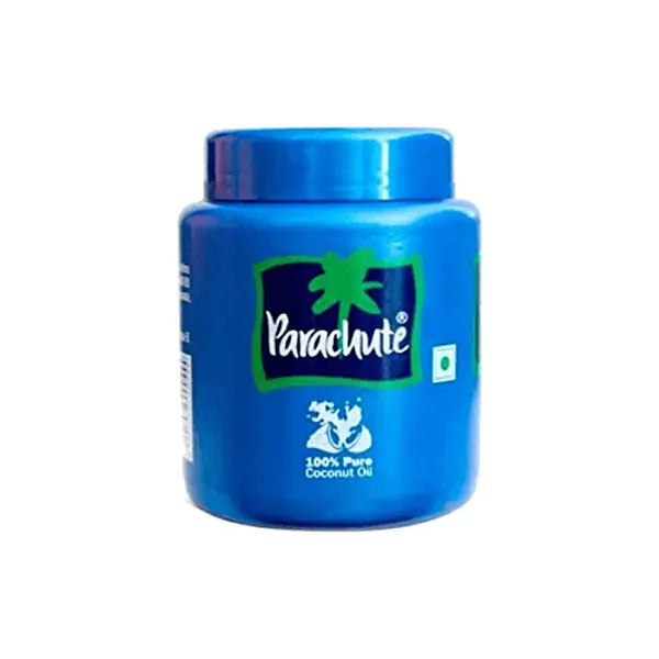 Parachute Coconut Oil Jar 200ml centred on white background