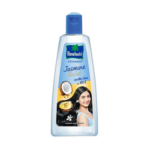 Parachute Jasmine Gold Hair Oil 190ml straight bottle on white background