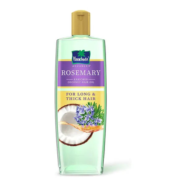 Parachute Rosemary Coconut Hair Oil 300ml bottle on white background