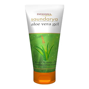 Patanjali Saundarya aloe vera gel in a 150ml tube