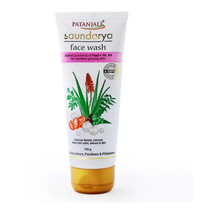 Patanjali Saundarya deep cleansing face wash, 100g tube
