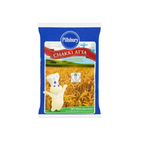 Pillsbury Chakki Atta whole wheat flour, 5kg bag
