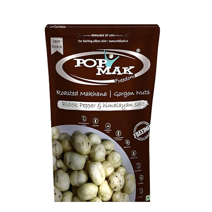 Pop Mak Makhana Black Pepper - 70g