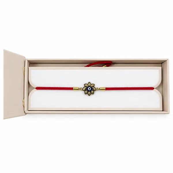 Premium Waterproof Evil Eye Rakhi in gift box