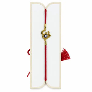 Premium Waterproof Om Rakhi in gift box