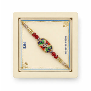 Kundan Rakhi with Beads