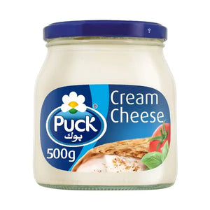 Puck natural cream cheese spread in a 500g jar