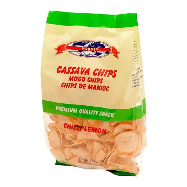 Purvi Cassava Chips Chilli Lemon - 200g