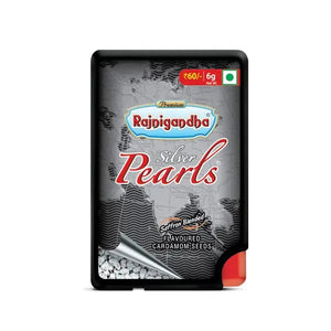 Rajnigandha Silver Pearls cardamom mouth freshener, 6g pack