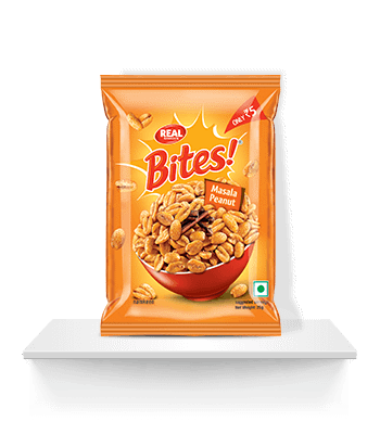 Shop Real Bites Masala Peanuts - 400g at Grocerywala