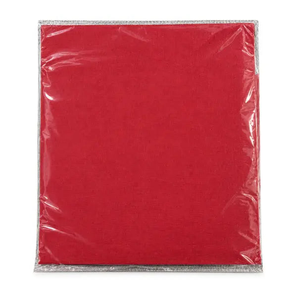 Red pooja cotton cloth folded square for Hindu worship