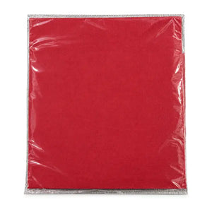 Red pooja cotton cloth folded square for Hindu worship
