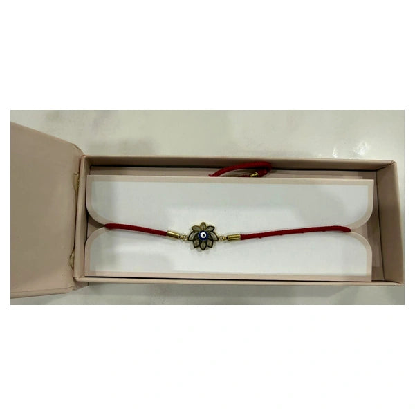 Premium Waterproof Evil Eye Rakhi with Roli Chawal