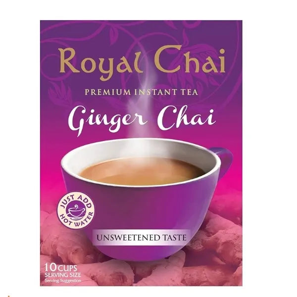 Royal Chai Ginger Unsweetened (10 Sachets) - 200g