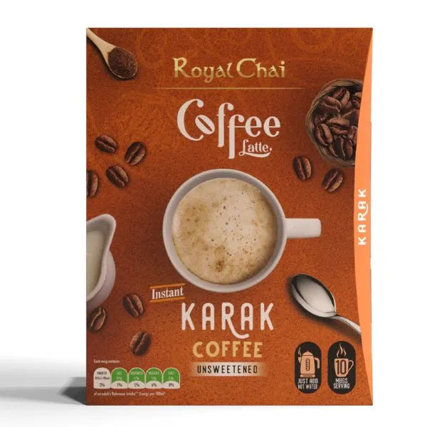Royal Chai Karak Coffee Unsweetened (10 Sachets) - 140g